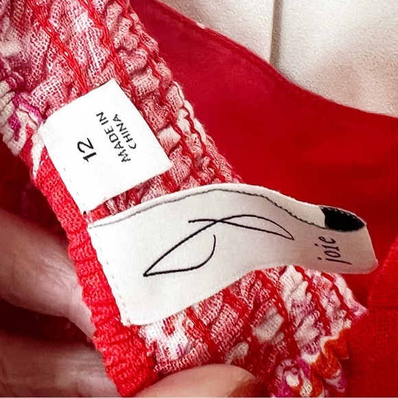 Joie Floral Linen Top - Picture 5 of 6